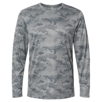 Unisex Pompano Performance Camo Long Sleeve T-Shirt Thumbnail