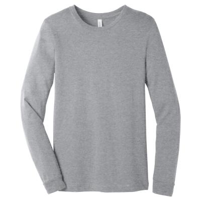 Unisex Heather CVC Long Sleeve Tee Thumbnail
