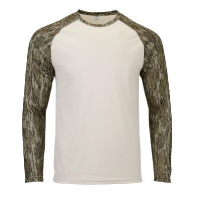 Men's Jackson Mossy Oak Colorblocked Long Sleeve T-Shirt Thumbnail