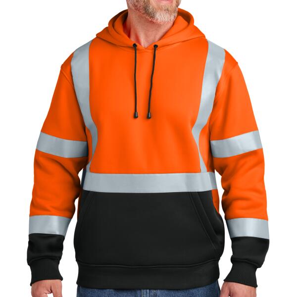 Ansi 107 Class 3 Heavy Duty Fleece Pullover Hoodie Thumbnail