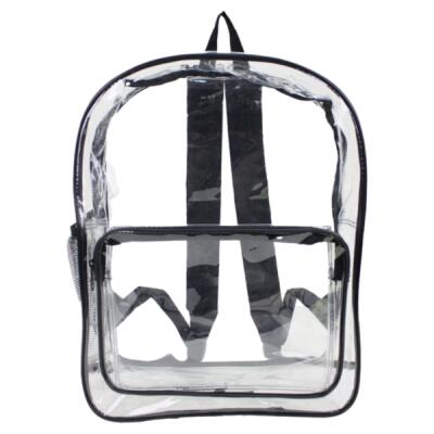 Large 17" Heavy Duty Clear Backpack Thumbnail