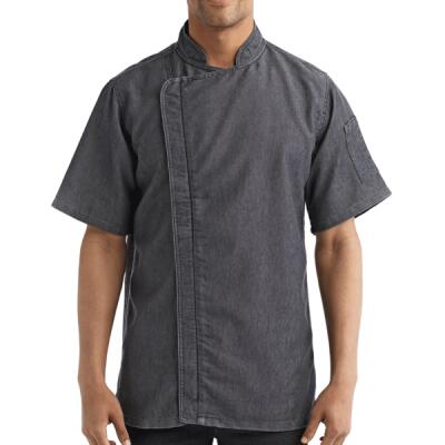 Unisex Zip-Close Short Sleeve Chef's Coat Thumbnail