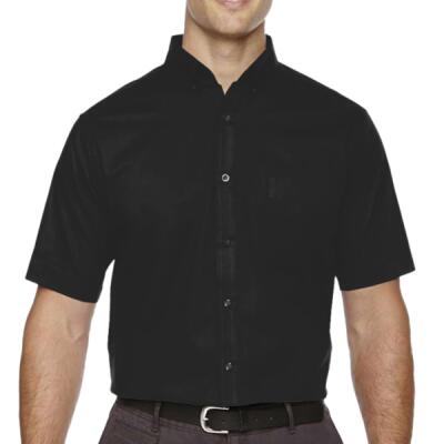 Men's Tall Optimum Short Sleeve Twill Dress Shirt Thumbnail