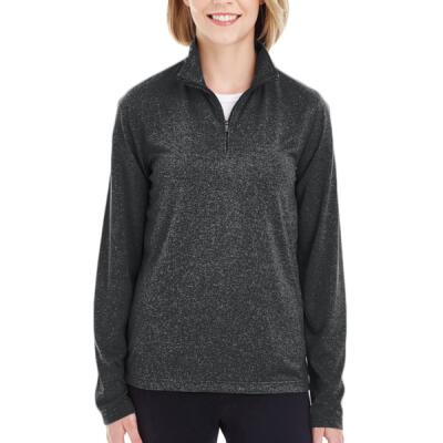 Women's Cool & Dry Heathered Performance Quarter-Zip Pullover Thumbnail