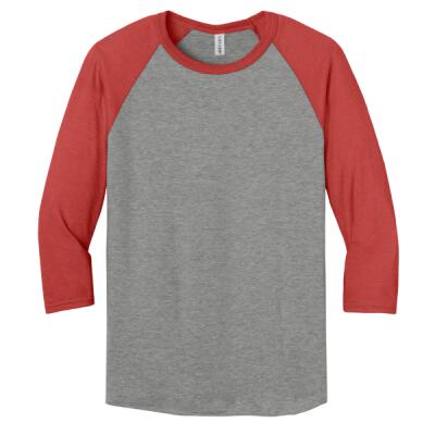 Unisex Premium Blend Combed Ring Spun 3/4 Sleeve Raglan Thumbnail