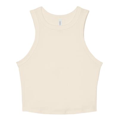 Women's Micro Rib Racer Tank Thumbnail