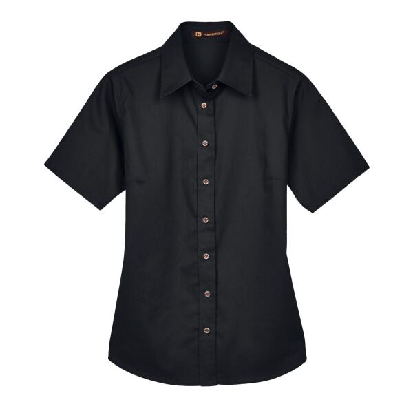 Women's Easy Blend™ Short Sleeve Twill Dress Shirt with Stain-Release Thumbnail