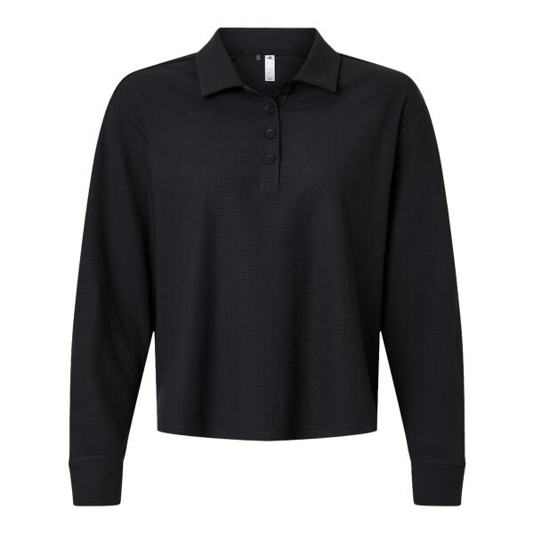 Women's Beyond Long Sleeve Loose Polo Thumbnail