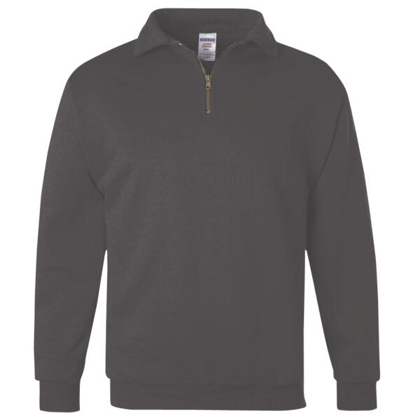 Unisex Nublend® Cadet Collar Quarter-Zip Sweatshirt Thumbnail