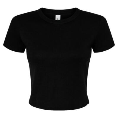 Women's Micro Rib Baby Tee Thumbnail