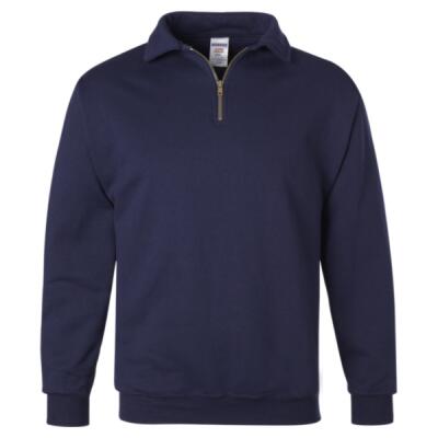 Unisex Super Sweats NuBlend® Quarter-Zip Cadet Collar Sweatshirt Thumbnail