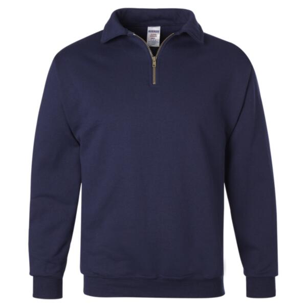 Unisex Super Sweats NuBlend® Quarter-Zip Cadet Collar Sweatshirt Thumbnail