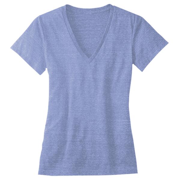 Women’s Triblend Deep V-Neck Tee Thumbnail