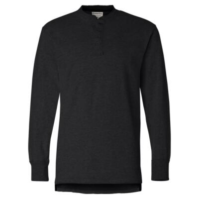 Men's Vintage Brushed Jersey Henley Thumbnail