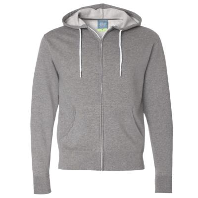 Unisex Lightweight Full-Zip Hooded Sweatshirt Thumbnail