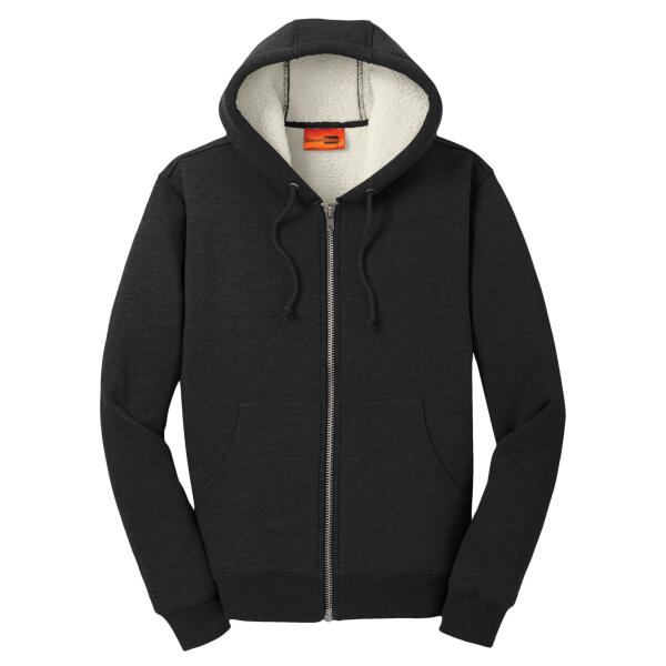 Heavyweight Sherpa Lined Hooded Fleece Jacket Thumbnail