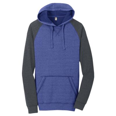 Young Mens Lightweight Fleece Raglan Hoodie Thumbnail