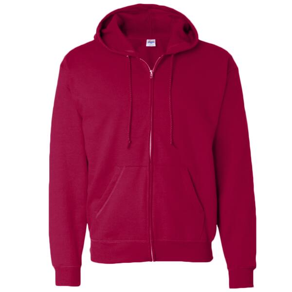Unisex EcoSmart® Full-Zip Hooded Sweatshirt Thumbnail