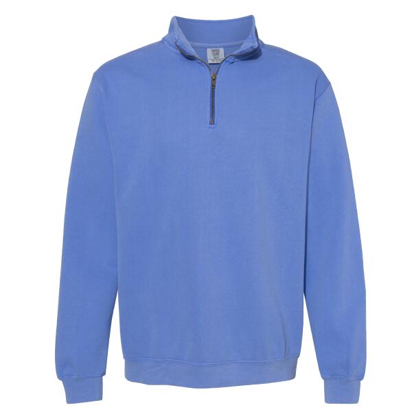 Unisex Garment-Dyed Quarter-Zip Sweatshirt Thumbnail