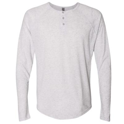 Men's Triblend Henley T-Shirt Thumbnail