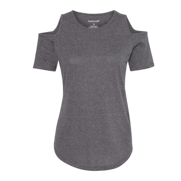 Women's Cold Shoulder T-Shirt Thumbnail
