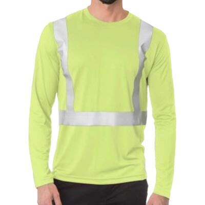 Men's USA-Made Hi-Visibility Long Sleeve Performance T-Shirt Thumbnail
