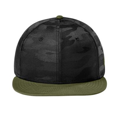Camo Flat Bill Snapback Cap Thumbnail