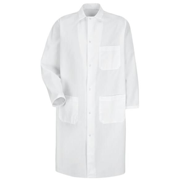 Unisex Butcher Coat with Exterior Chest Pocket Thumbnail