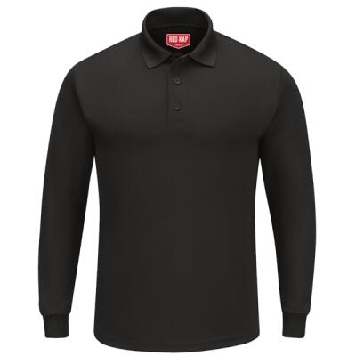 Men's Long Sleeve Performance Knit Polo Thumbnail