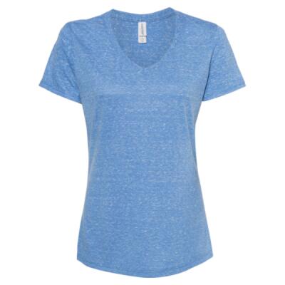Women's Snow Heather Jersey V-Neck T-Shirt Thumbnail