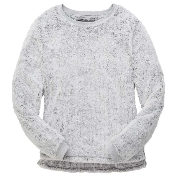Women's Fuzzy Crewneck Fleece Thumbnail