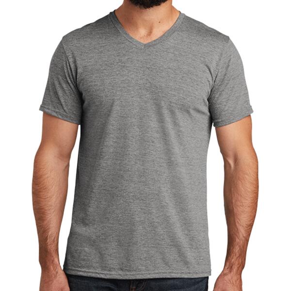 Unisex Tri Blend V Neck Tee Thumbnail