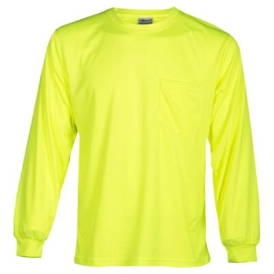 Unisex Microfiber Polyester Long Sleeve T-Shirt Thumbnail
