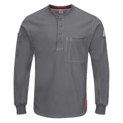 Men's iQ Series® Plus Long Sleeve Henley Thumbnail