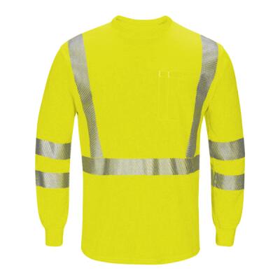 Men's Tall Hi-Visibility Lightweight Long Sleeve T-Shirt Thumbnail