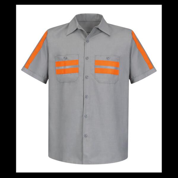 Men's Tall Enhanced Visibility Industrial Work Shirt Thumbnail