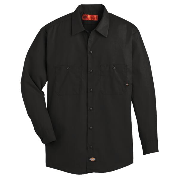 Men's Tall Industrial Long Sleeve Work Shirt Thumbnail