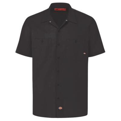 Men's Tall Industrial Short Sleeve Work Shirt Thumbnail