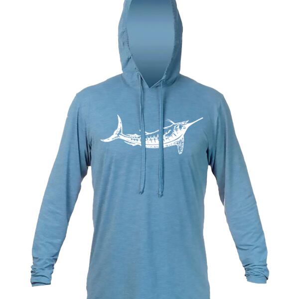  Bahama Blue Hoody White Marlin Anetik Long Sleeve  Thumbnail