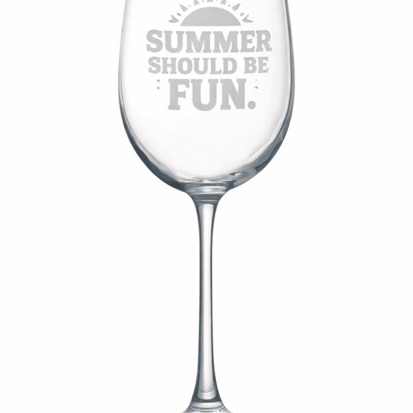 Summer Should Be Fun – 19 oz. Wine Glass Thumbnail